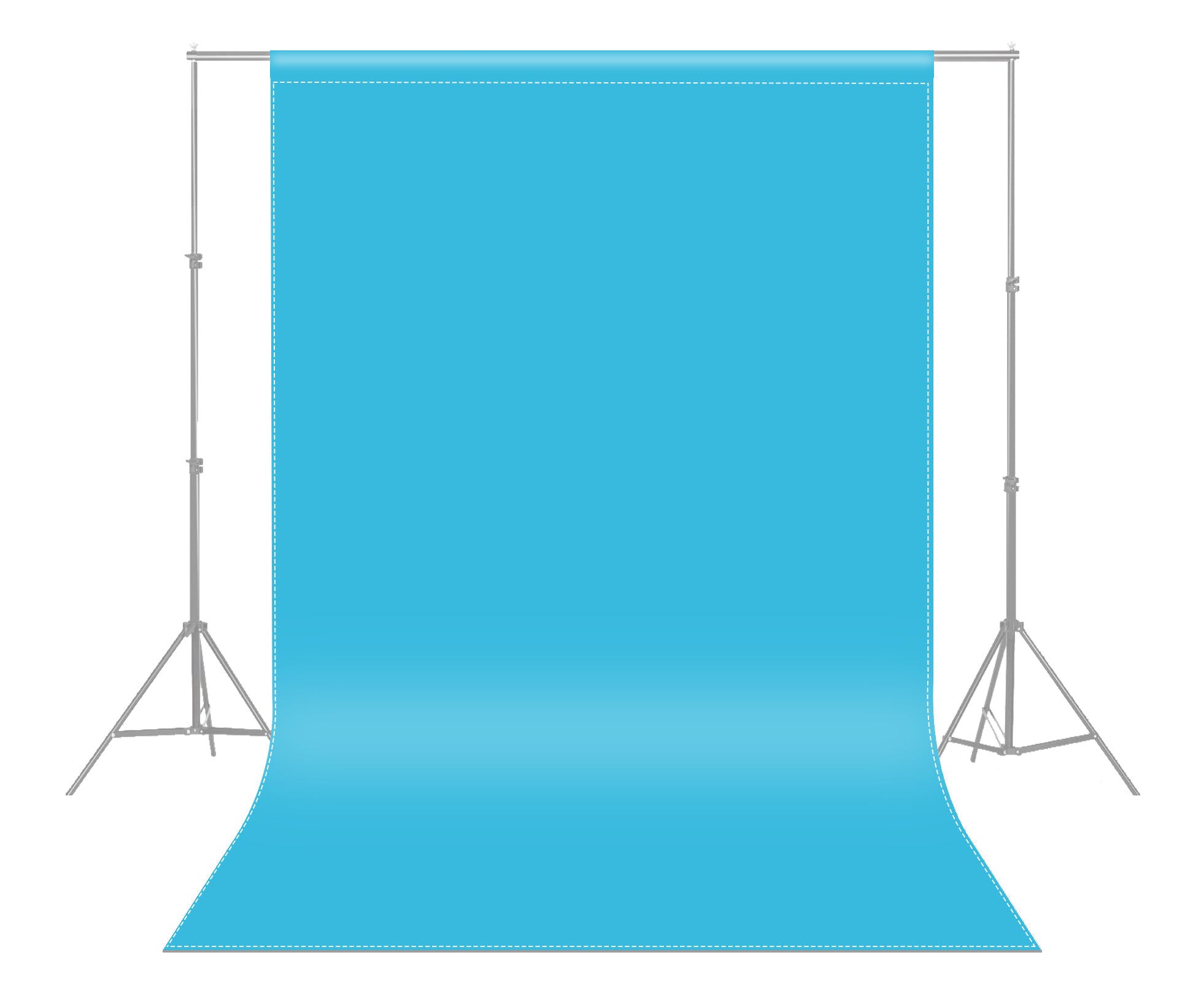 Avezano Blue Solid Color Photography Backdrop-AVEZANO